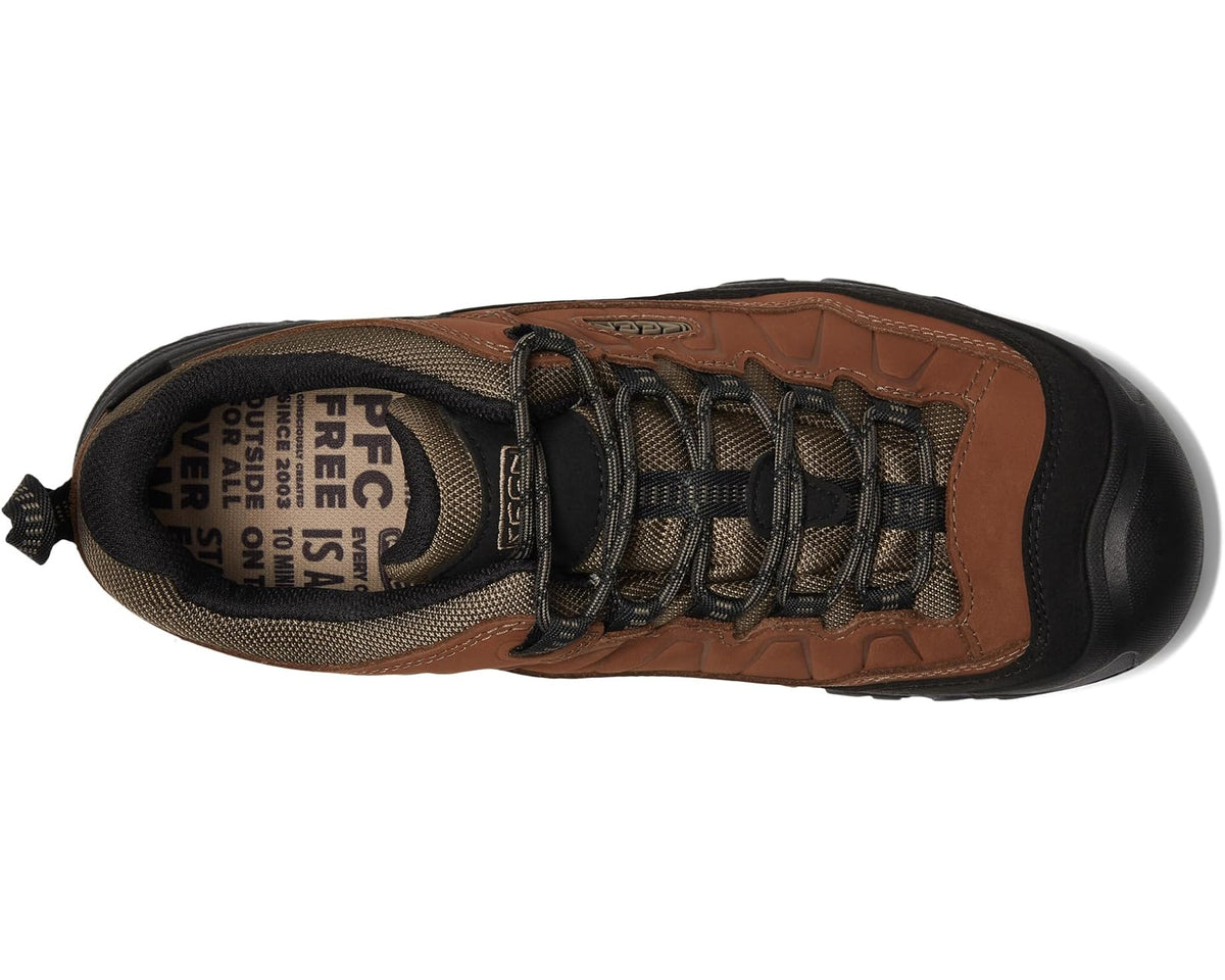 Men's KEEN Targhee 4 Low Height Durable Comfortable Waterproof Bison/Black