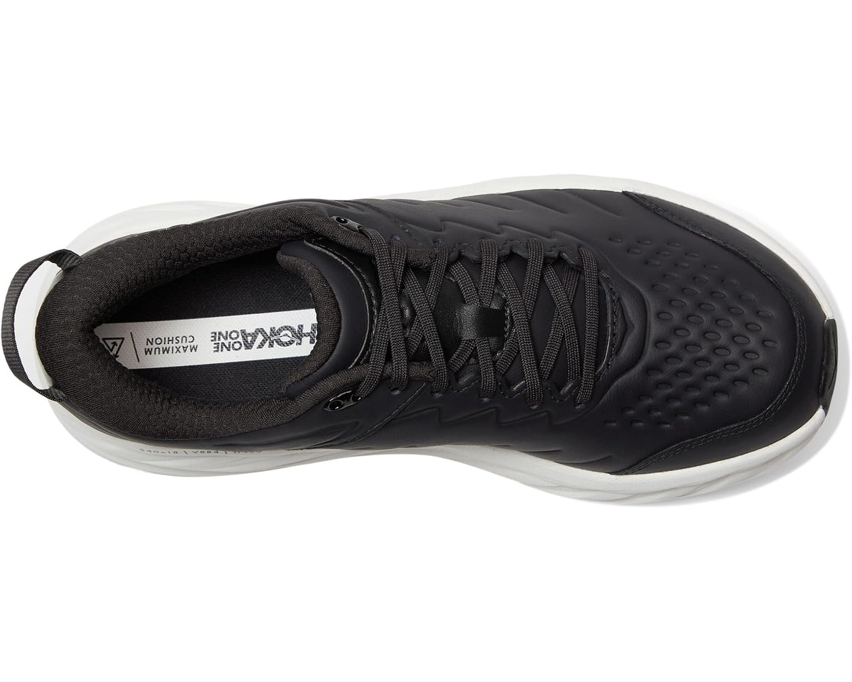 Men's Hoka Bondi Slip Resistant Carbon Black/White