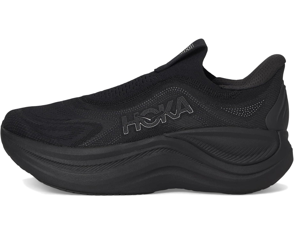 Men's Hoka Skyward Laceless Black/Black