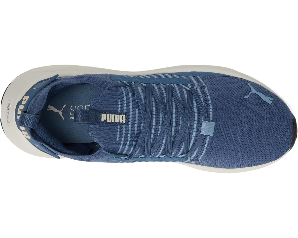 Men's PUMA Softride Symmetry Fuzion Running Shoes Dark Indigo/Cool Blue/Alpine Snow