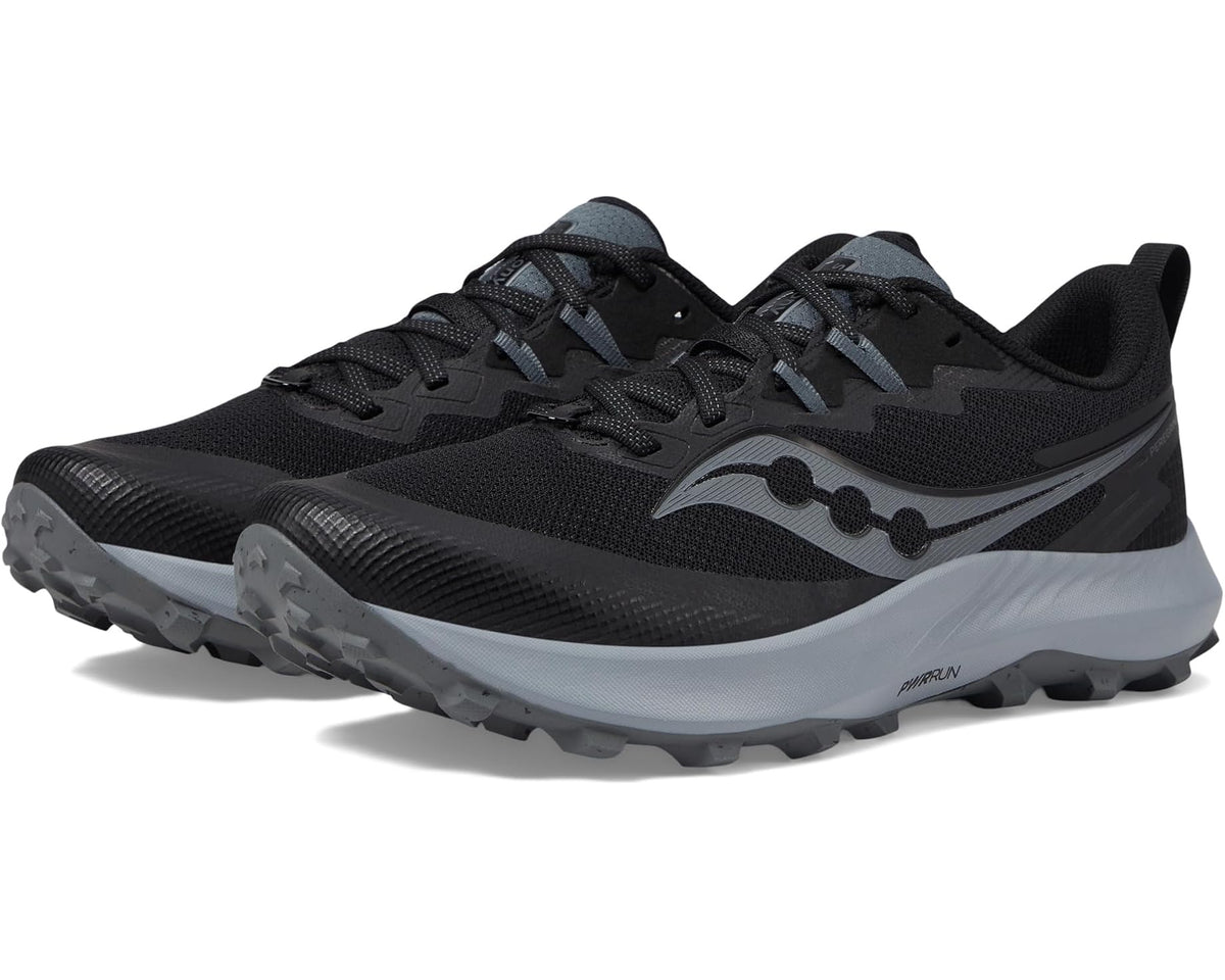 Men's Saucony Peregrine 14 Black/Carbon