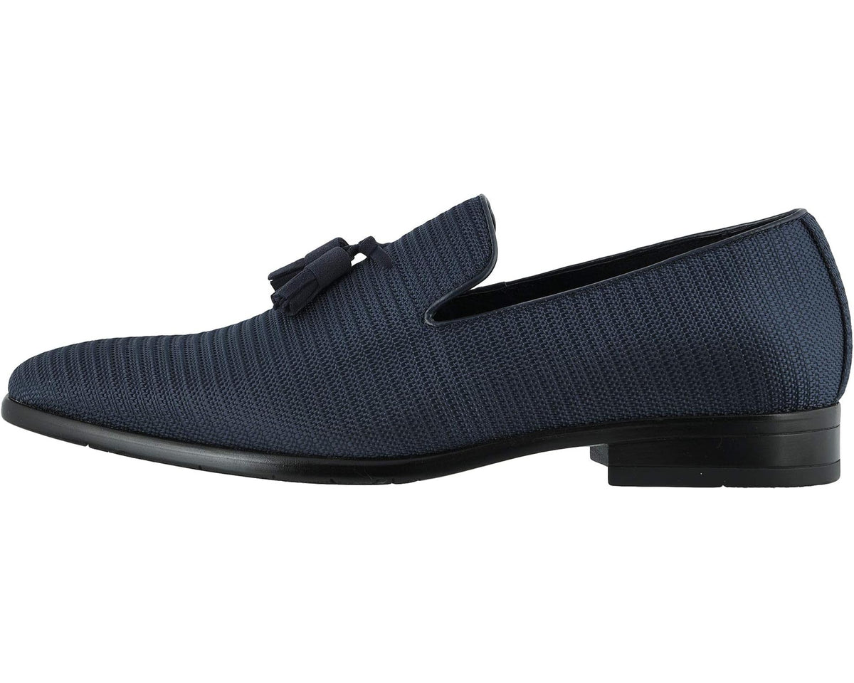 Men's Stacy Adams Tazewell Plain Toe Slip-On Navy