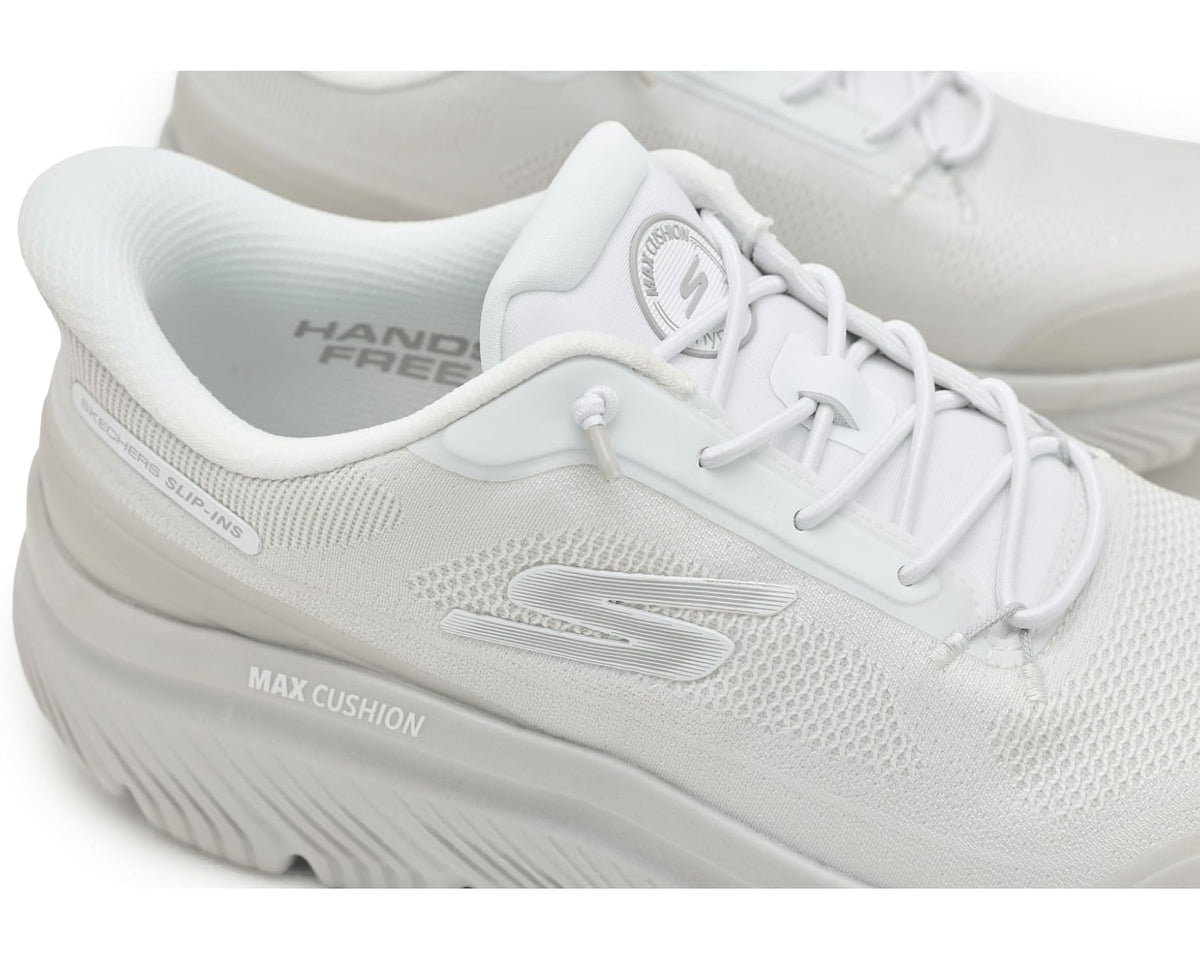 Men's SKECHERS Performance Go Walk Max Cushioning Hyper Burst Zoltar Hands Free Slip-in White/Gray