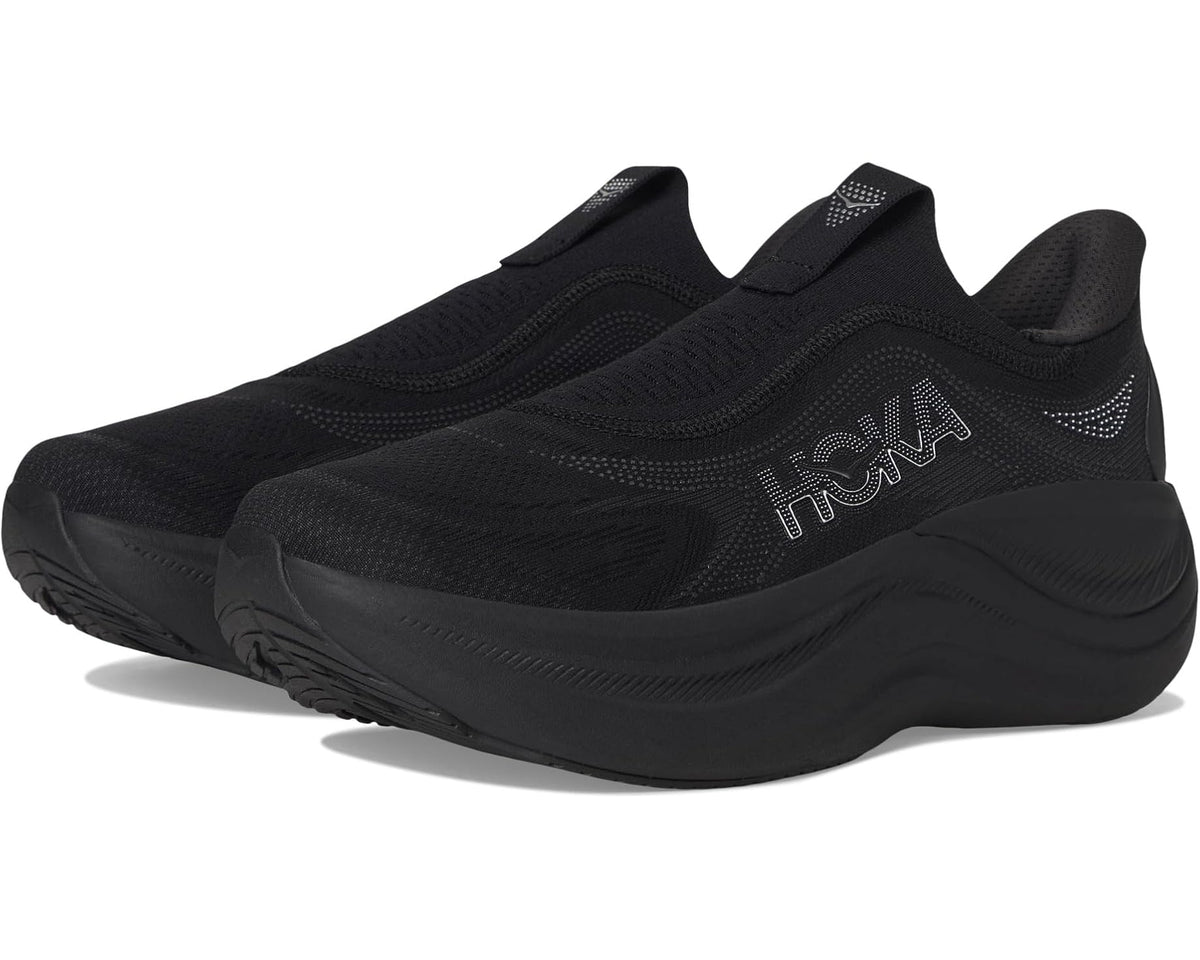 Men's Hoka Skyward Laceless Black/Black