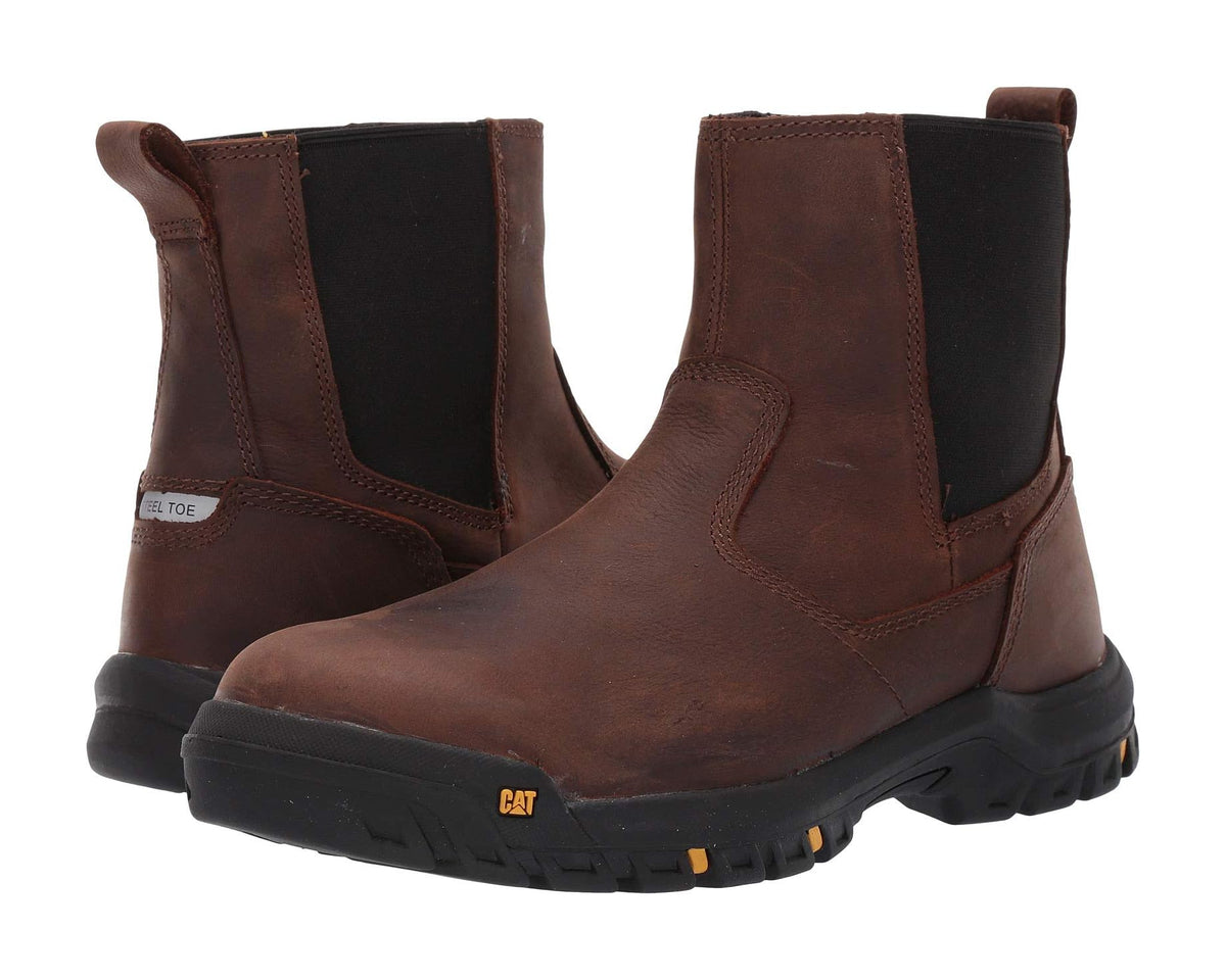 Men's Caterpillar Wheelbase Steel Toe Clay Leather