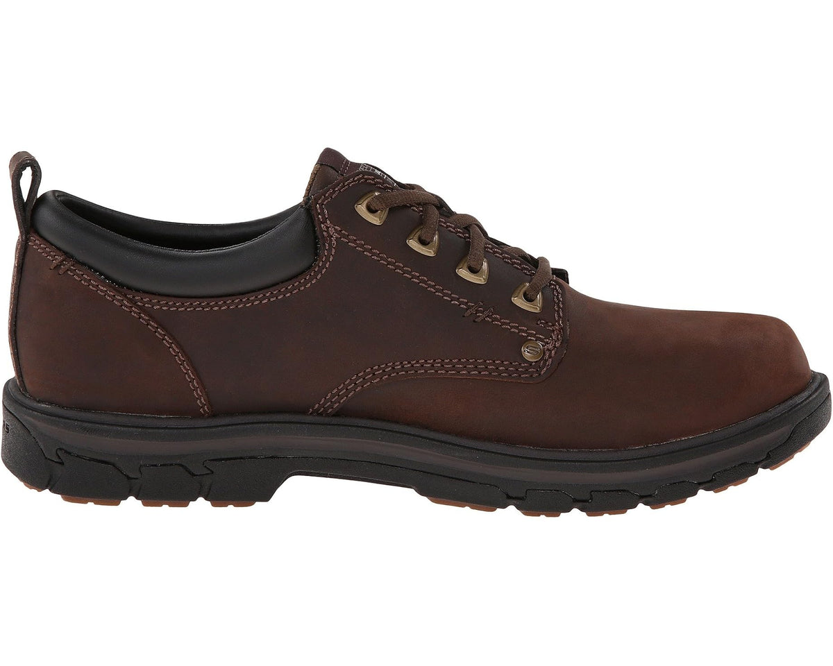 Men's SKECHERS Segment Relaxed Fit Oxford Brown
