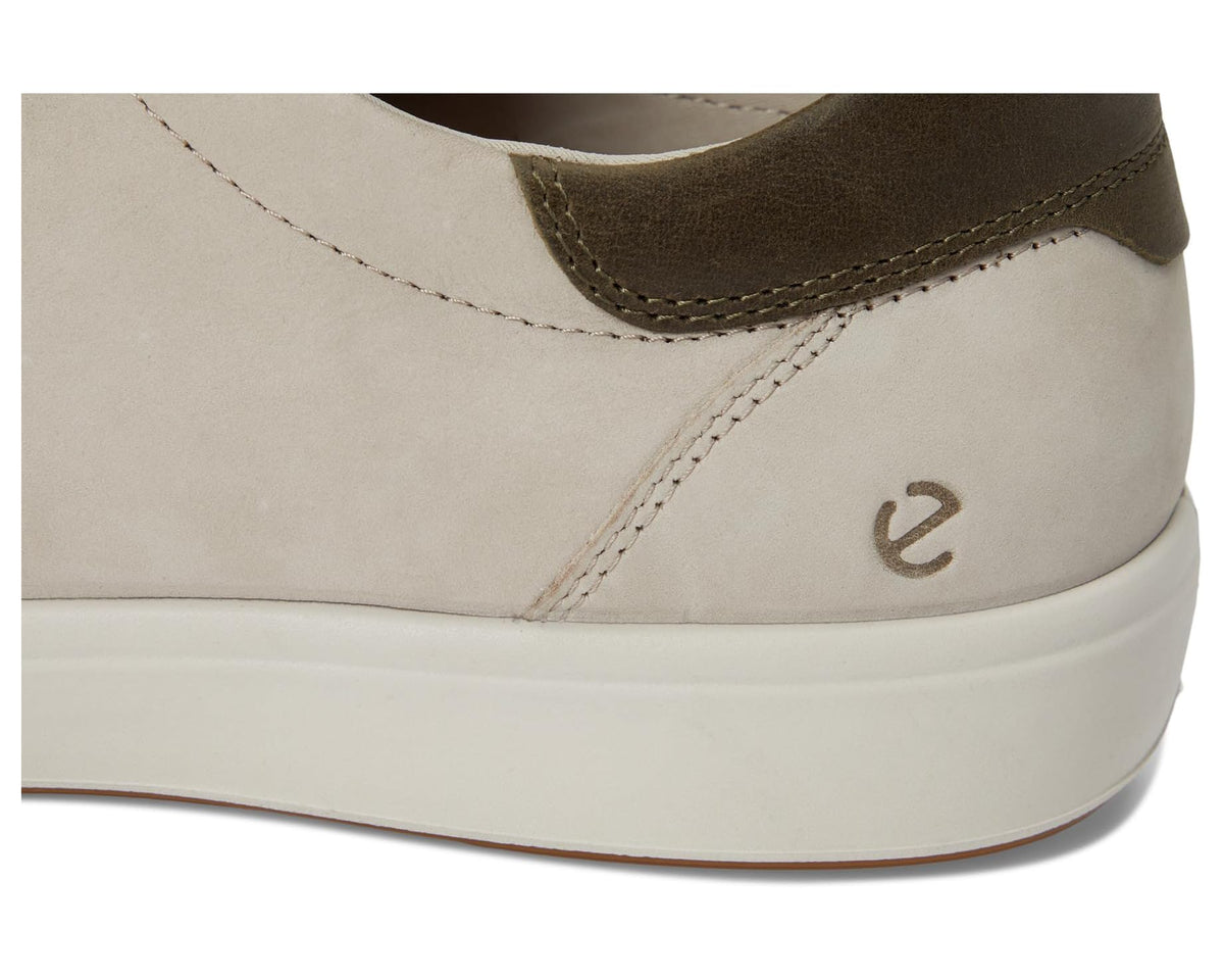 Men's ECCO Soft 7 Easy Slip Sneakers Pure Cashmere/Tarmac