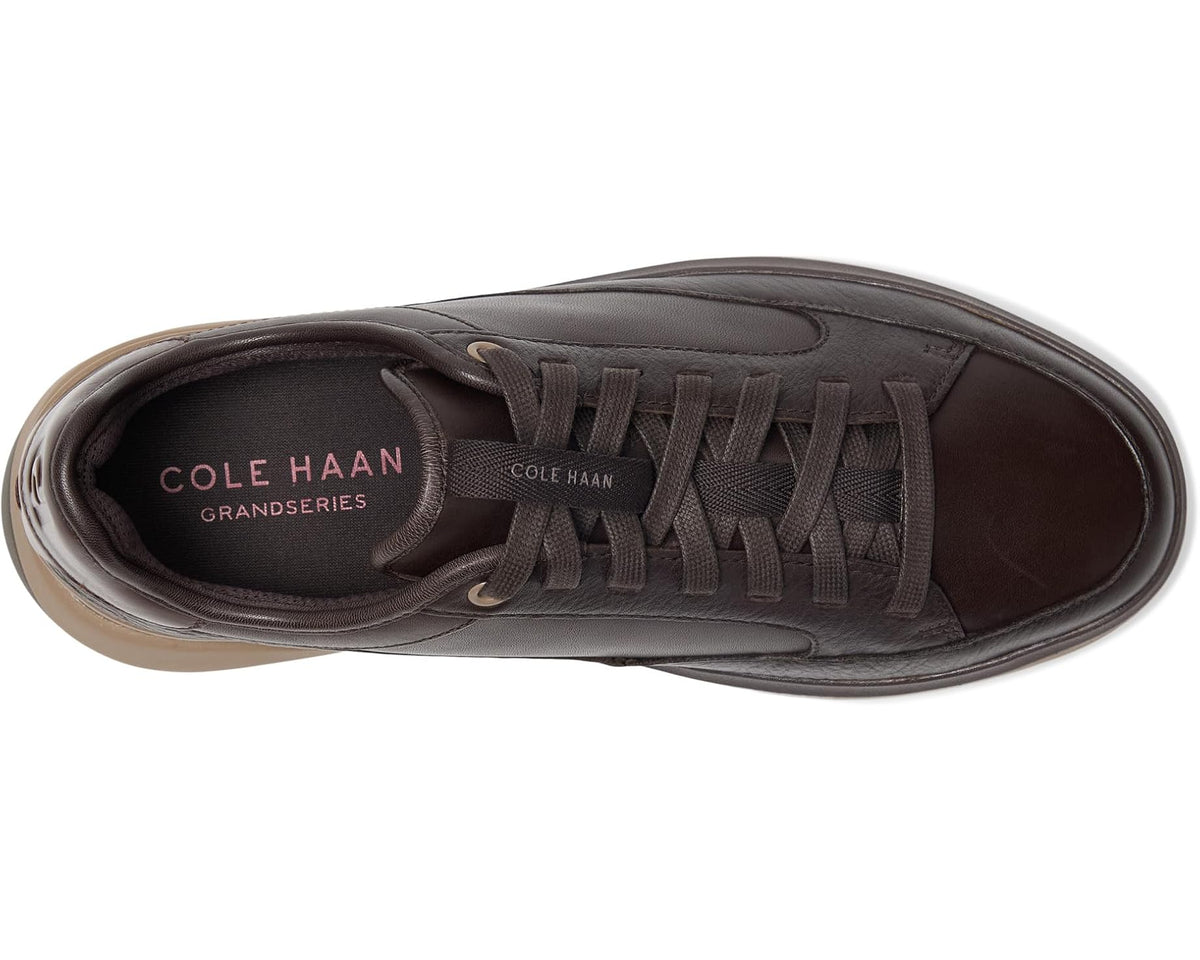 Men's Cole Haan Grandpro All Day Court Leather Sneakers Chocolate/Madeira Suede/Irish Coffee