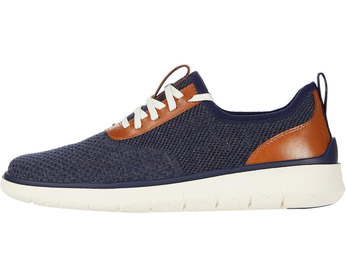 Men's Cole Haan Generation Zerogrand Stitchlite Marine Blue/Gray Pinstripe/Ch British Tan/Ivory