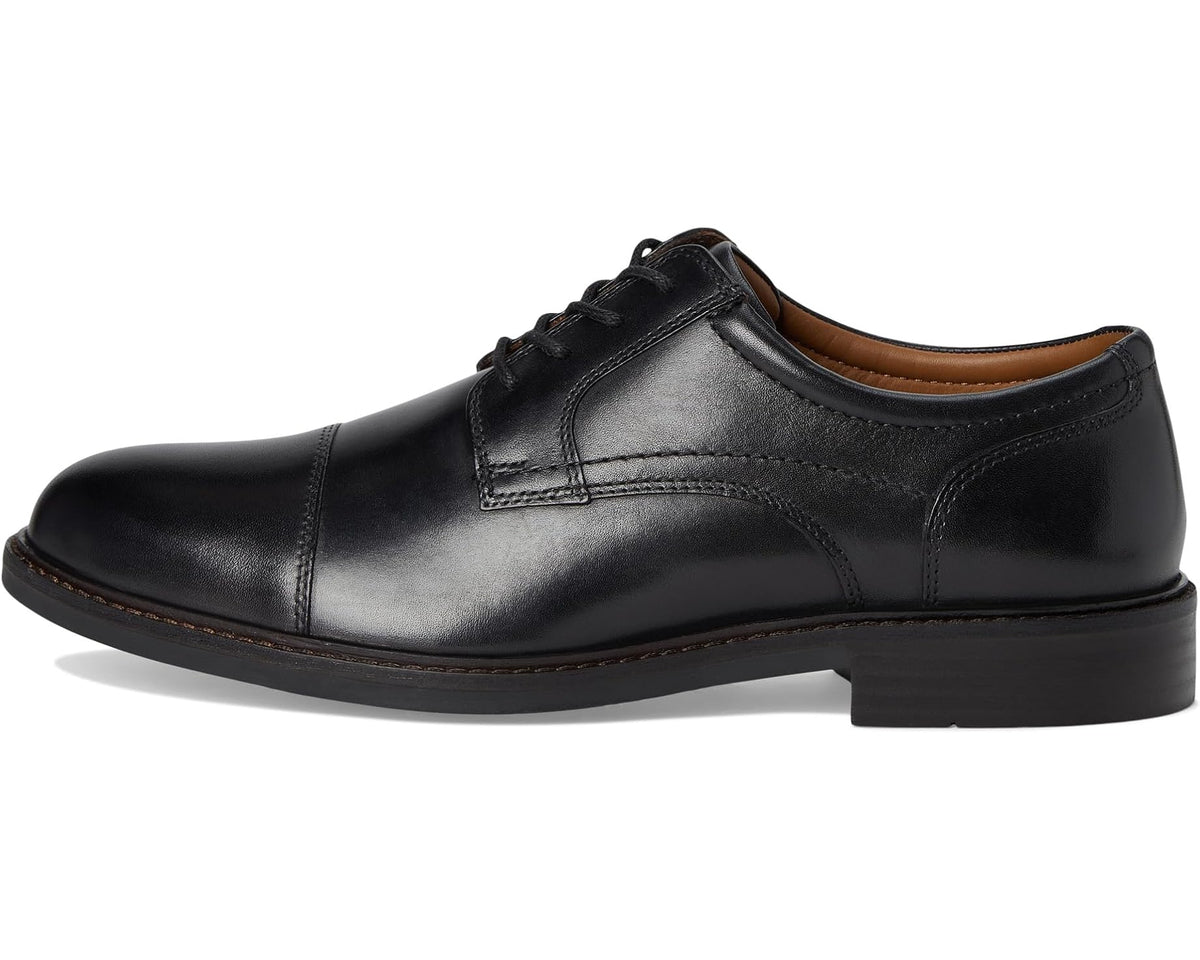 Men's Johnston & Murphy Mason Cap Toe Black Full Grain