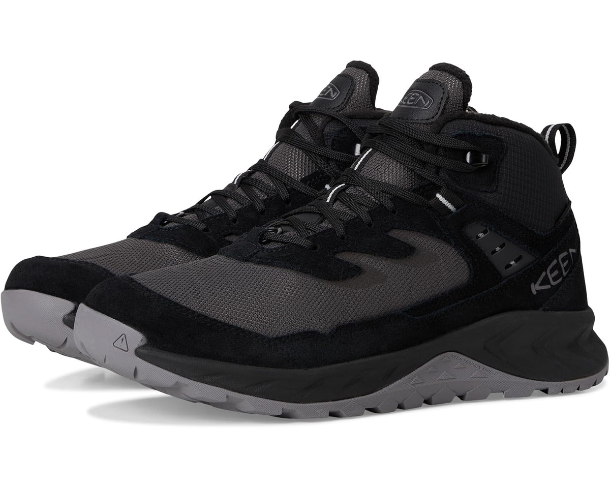 Men's KEEN Hightrail Polar Hiking Boots Black/Steel Grey