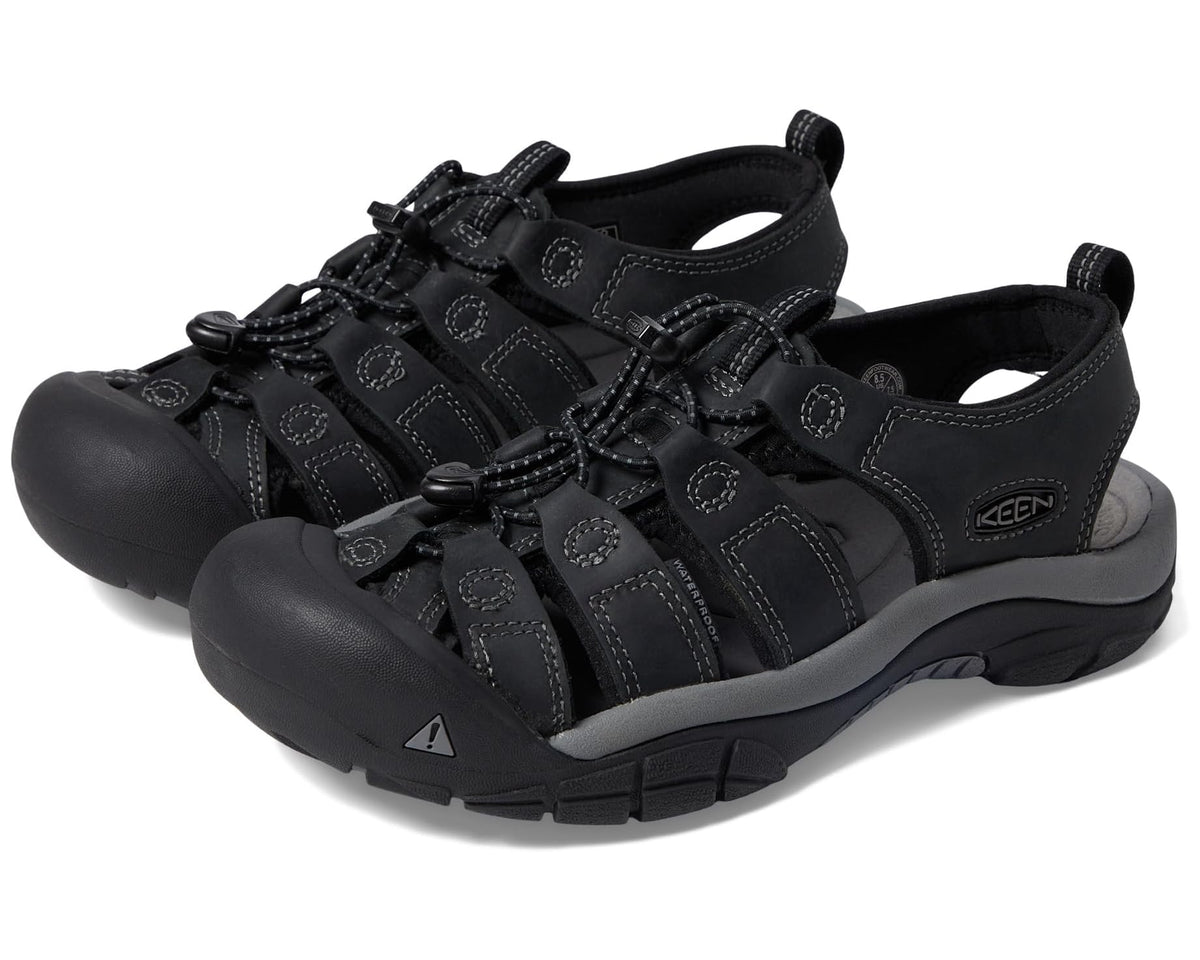 Men's KEEN Newport Black/Steel Grey