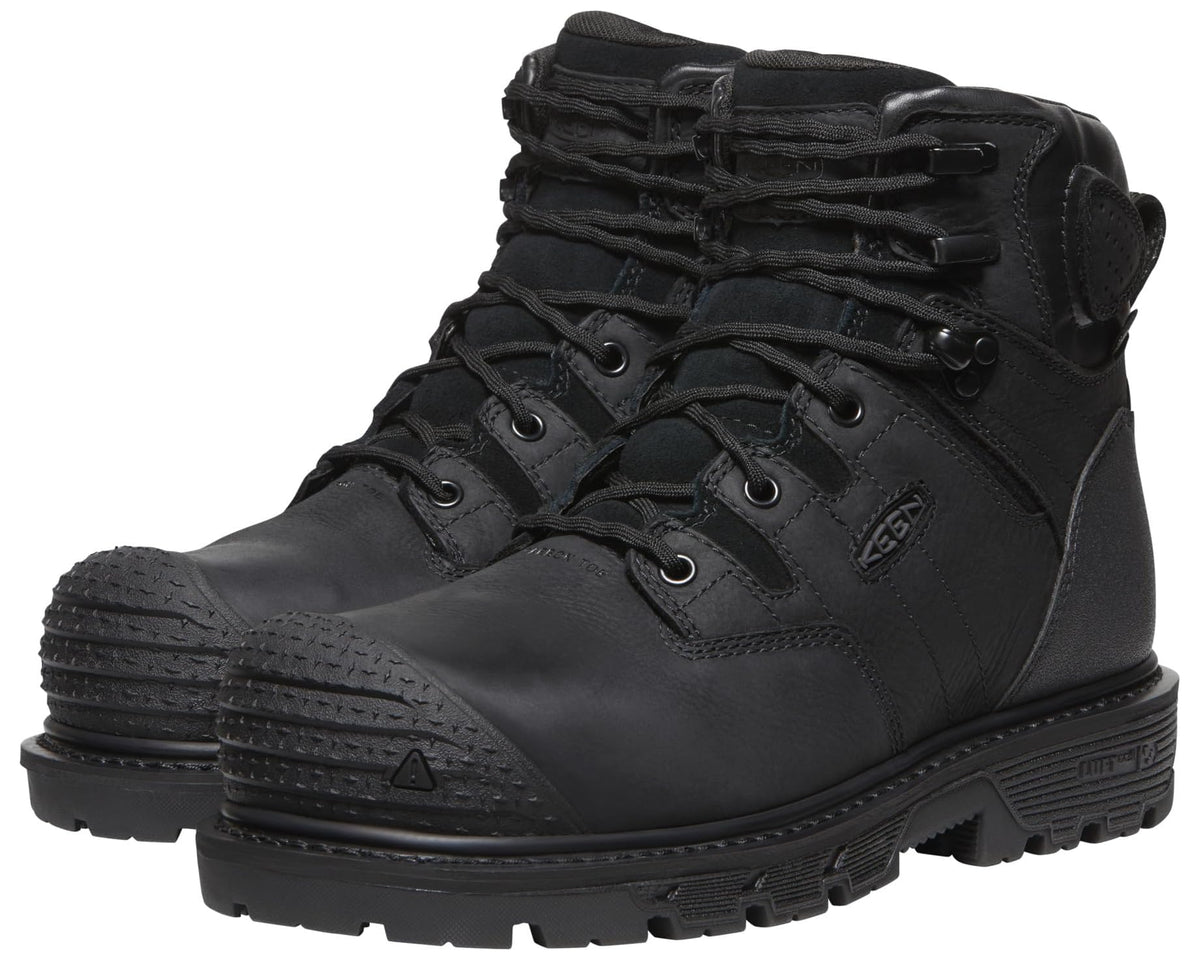 Men's KEEN Utility Camden 6 Waterproof Composite Toe Black/Black