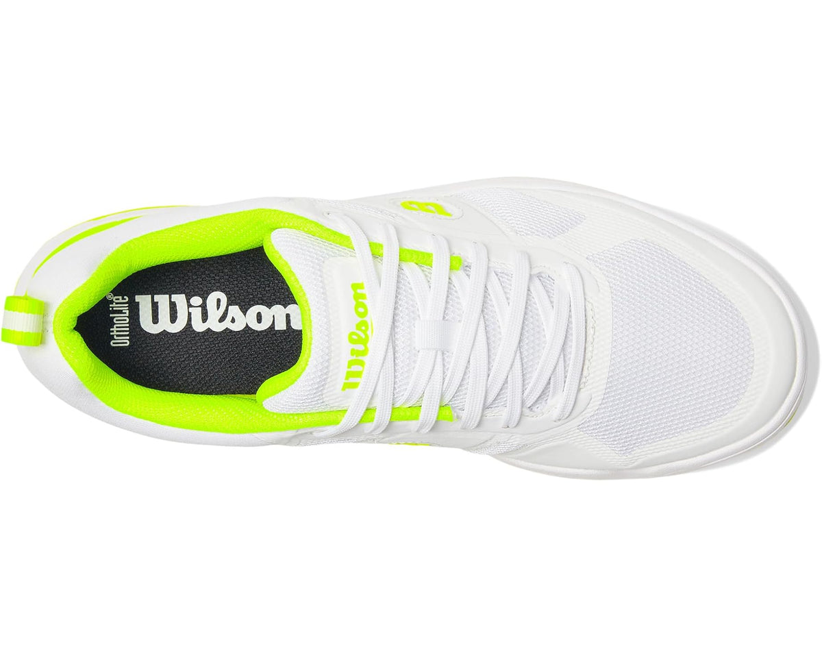 Men's Wilson Pickle Pro White/White/Safety Yellow