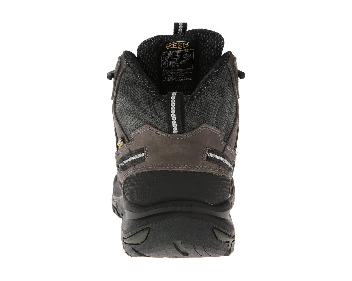 Men's KEEN Utility Braddock Mid Waterproof (Steel Toe) Gargoyle/Forest Night