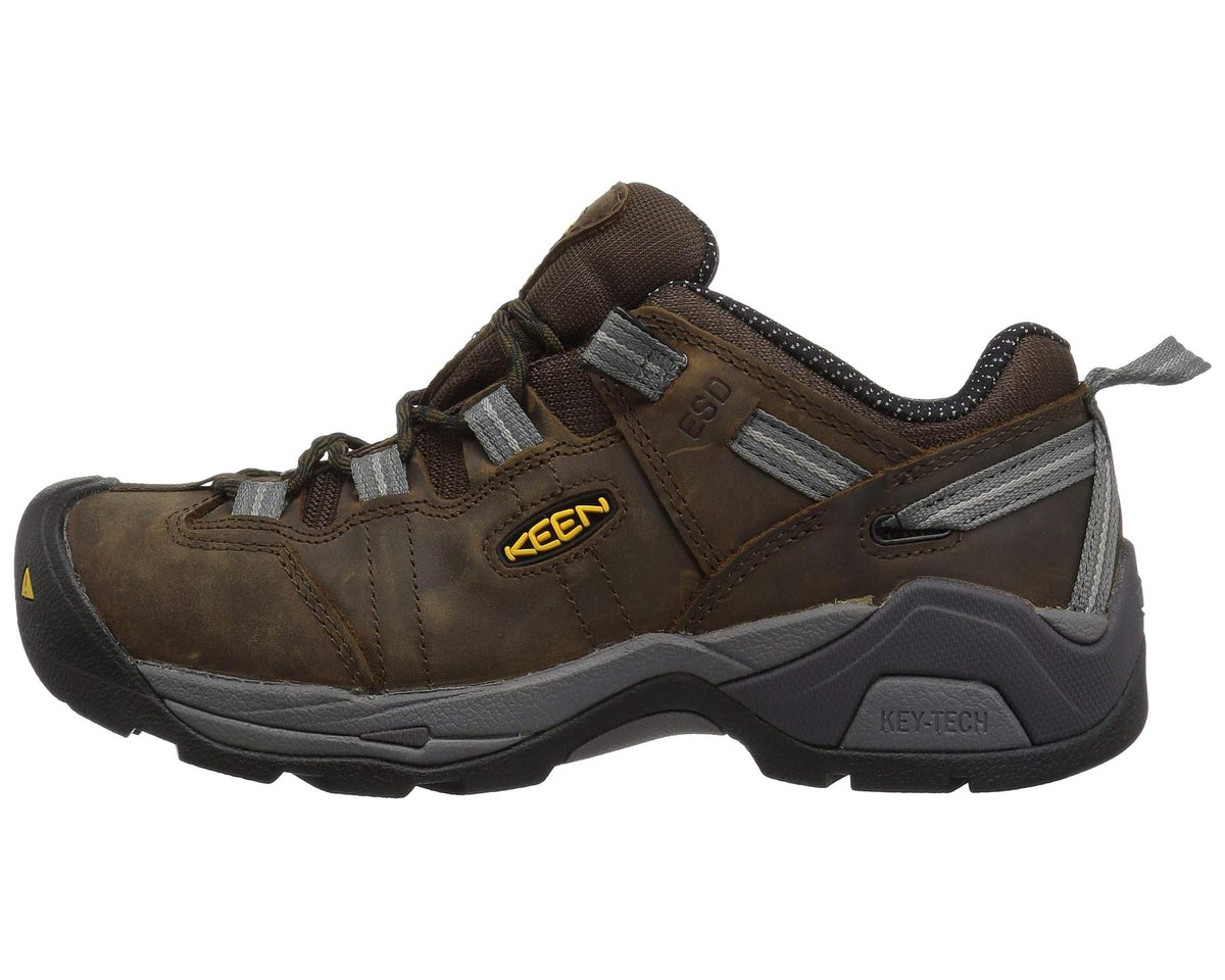 Men's KEEN Utility Detroit XT Steel Toe ESD Cascade Brown/Gargoyle