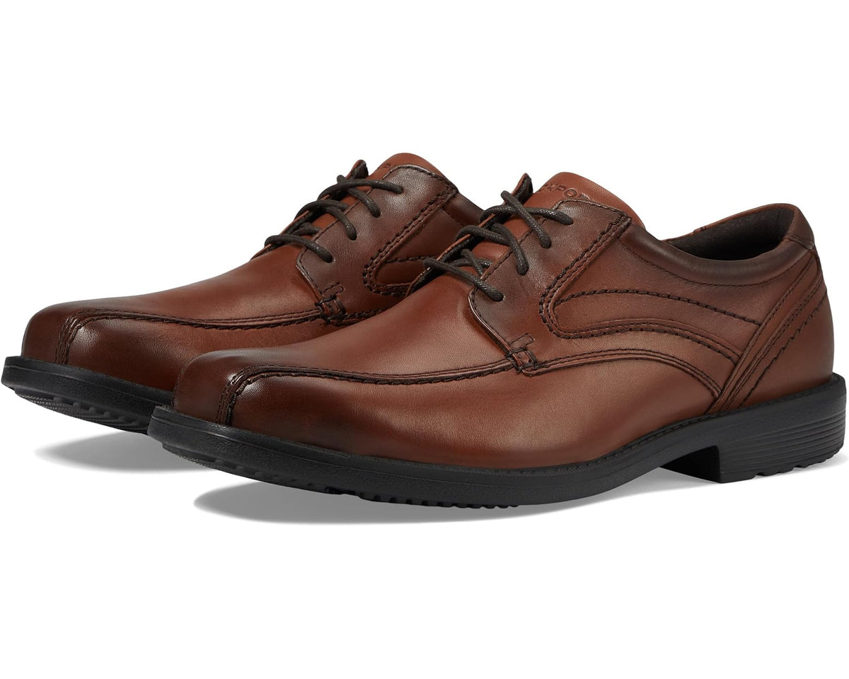 Men's Rockport Style Leader 2 Bike Toe Oxford New Brown Gradient 1