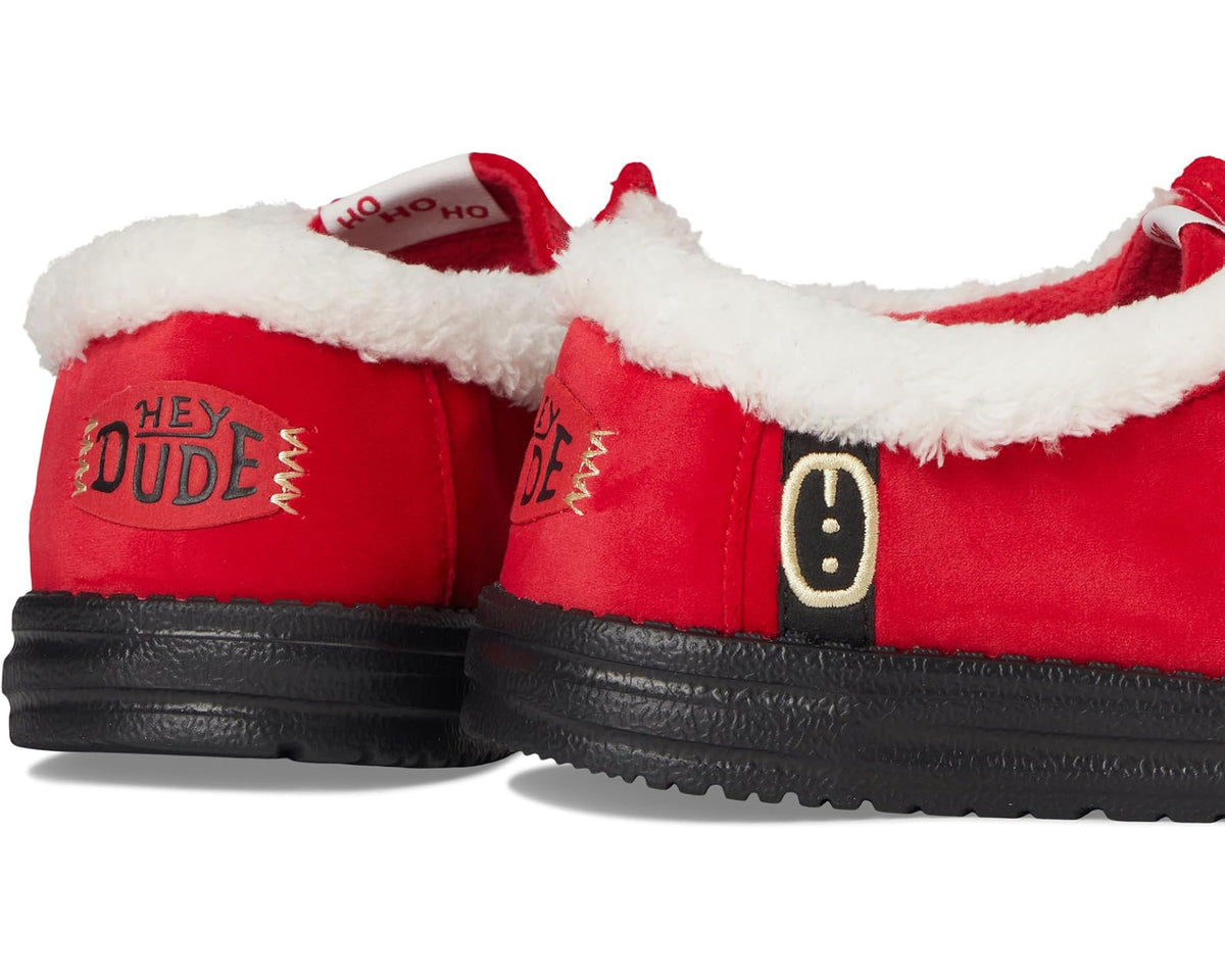 Men's Hey Dude Wally Santa Claus Red