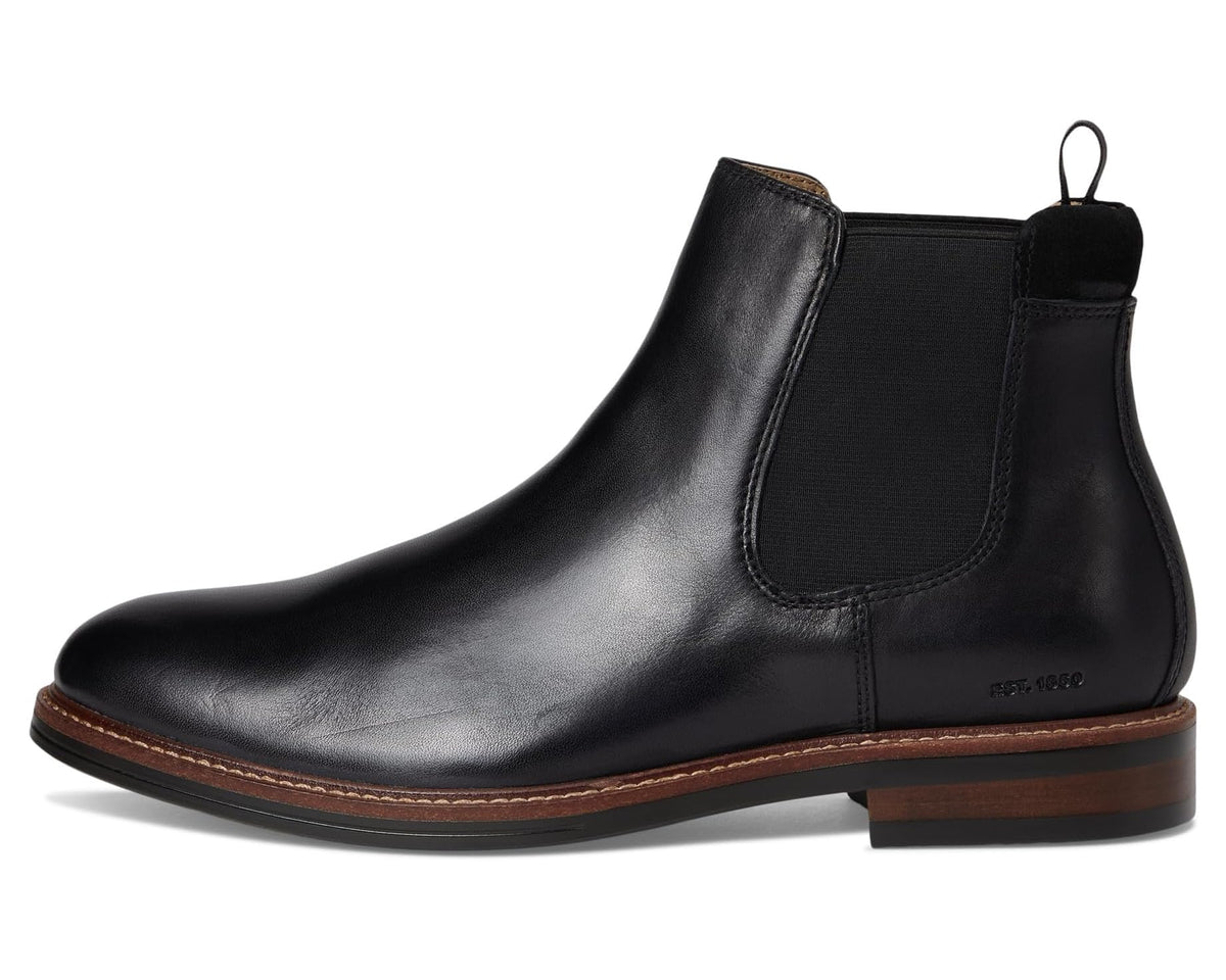 Men's Johnston & Murphy XC+ Durham Chelsea Boots Black Waterproof Full Grain