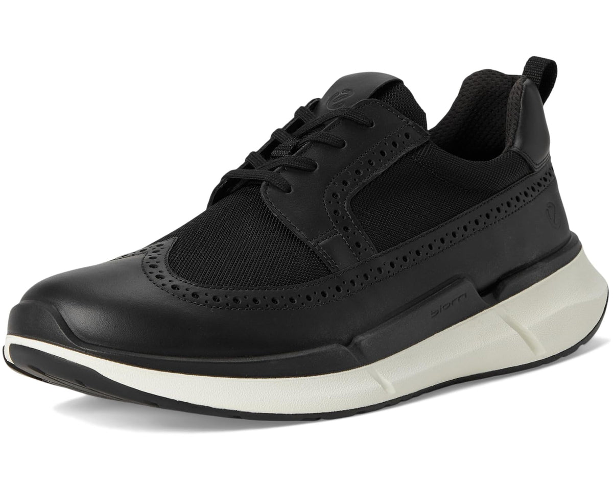 Men's ECCO Biom 2.2 Brogue Sneakers Black/Black
