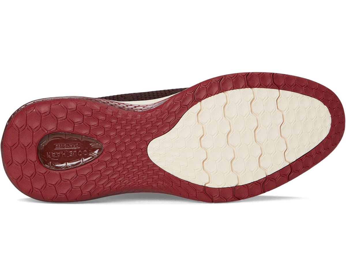Men's Cole Haan Original Grand Energy Weave Stitchlite Wing Oxford Chocolate Raisin/Claret/Ivory