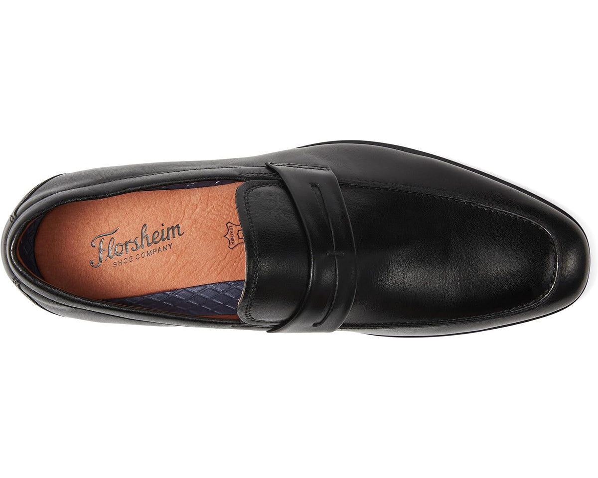 Men's Florsheim Zaffiro Moc Toe Penny Loafers Black