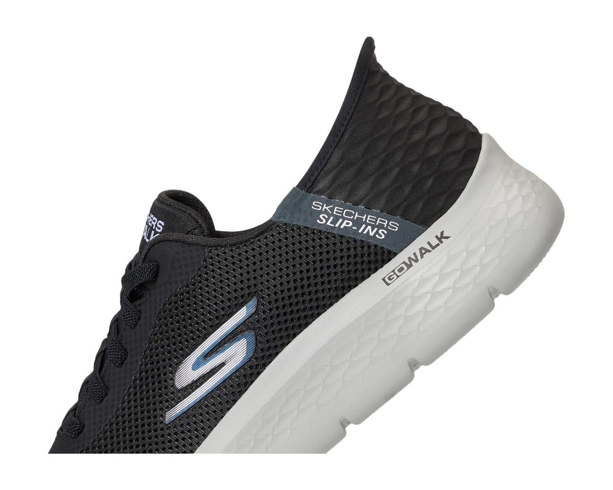 Men's SKECHERS Performance Go Walk Flex - Hands Up Hands Free Slip-Ins Black/Grey