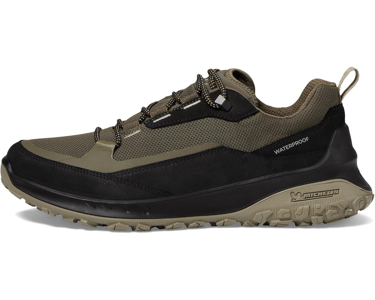 Men's ECCO Sport Ultra Terrain Waterproof Low Hiking Shoe Black/Tarmac