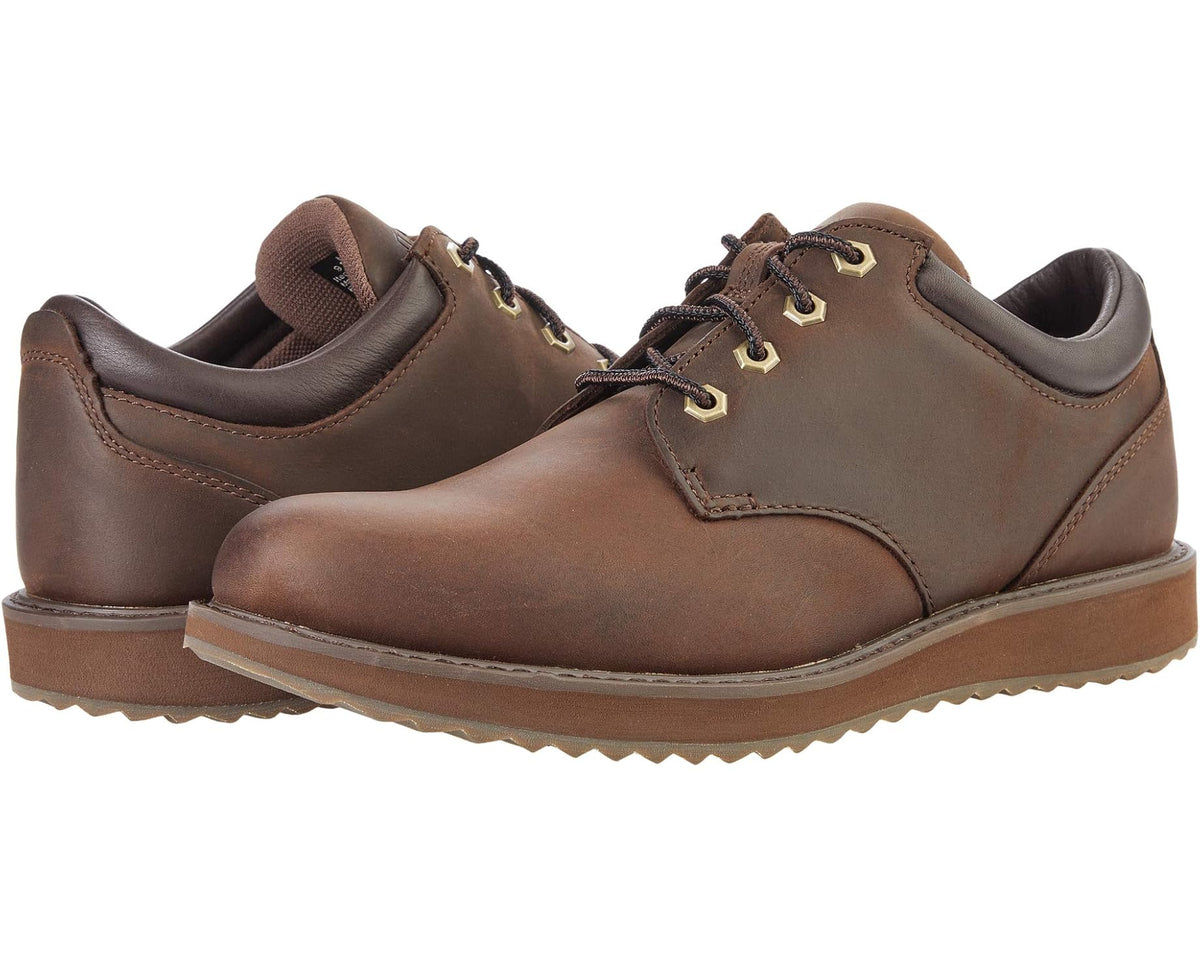 Men's L.L.Bean Stonington Oxford Shoes Plain Toe Deepest Brown