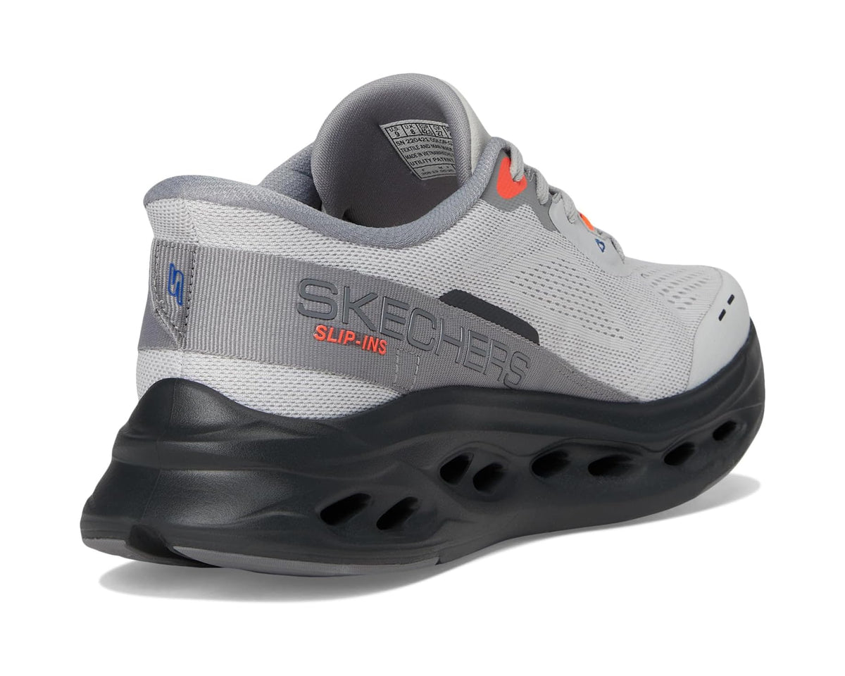Men's SKECHERS Hands Free Slip-ins Max Cushioning Glide-Step - Advert Sneaker Gray/Black