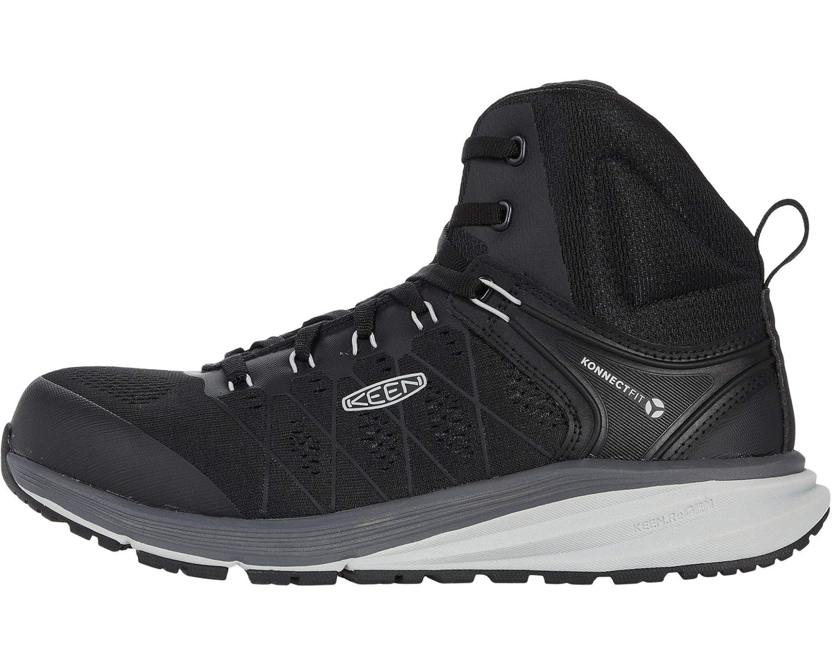 Men's KEEN Utility Vista Energy Mid (Comp Toe) Vapor/Black
