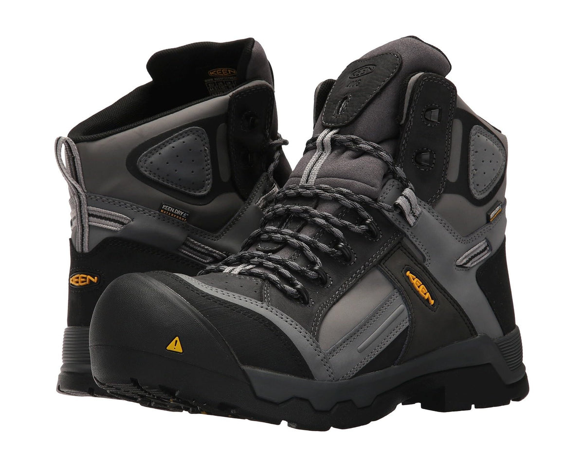 Men's KEEN Utility Davenport 6 400G CT Waterproof (Comp Toe) Magnet/Steel/Grey