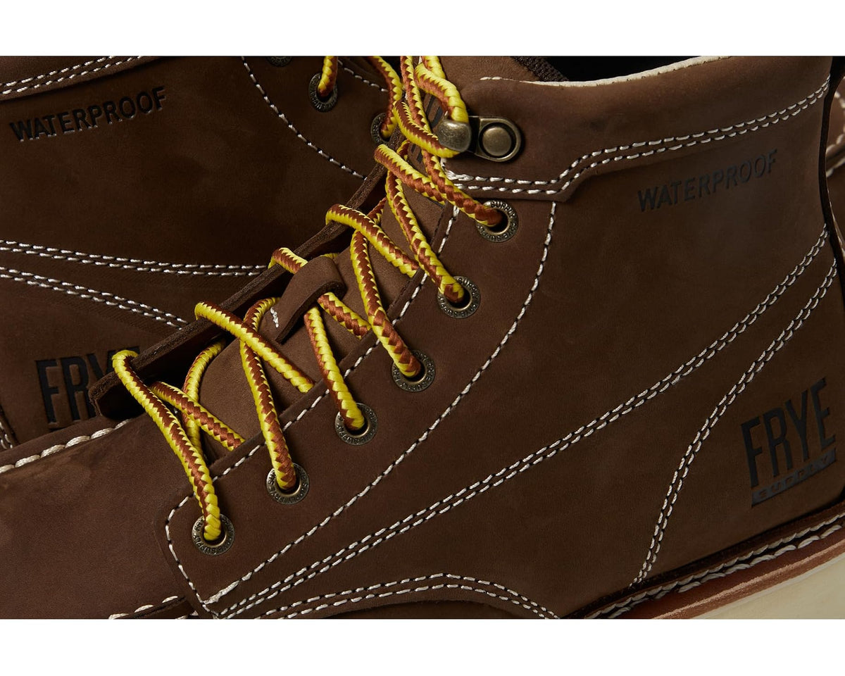 Men's Frye The Safety-Crafted Work Boots Dark Brown