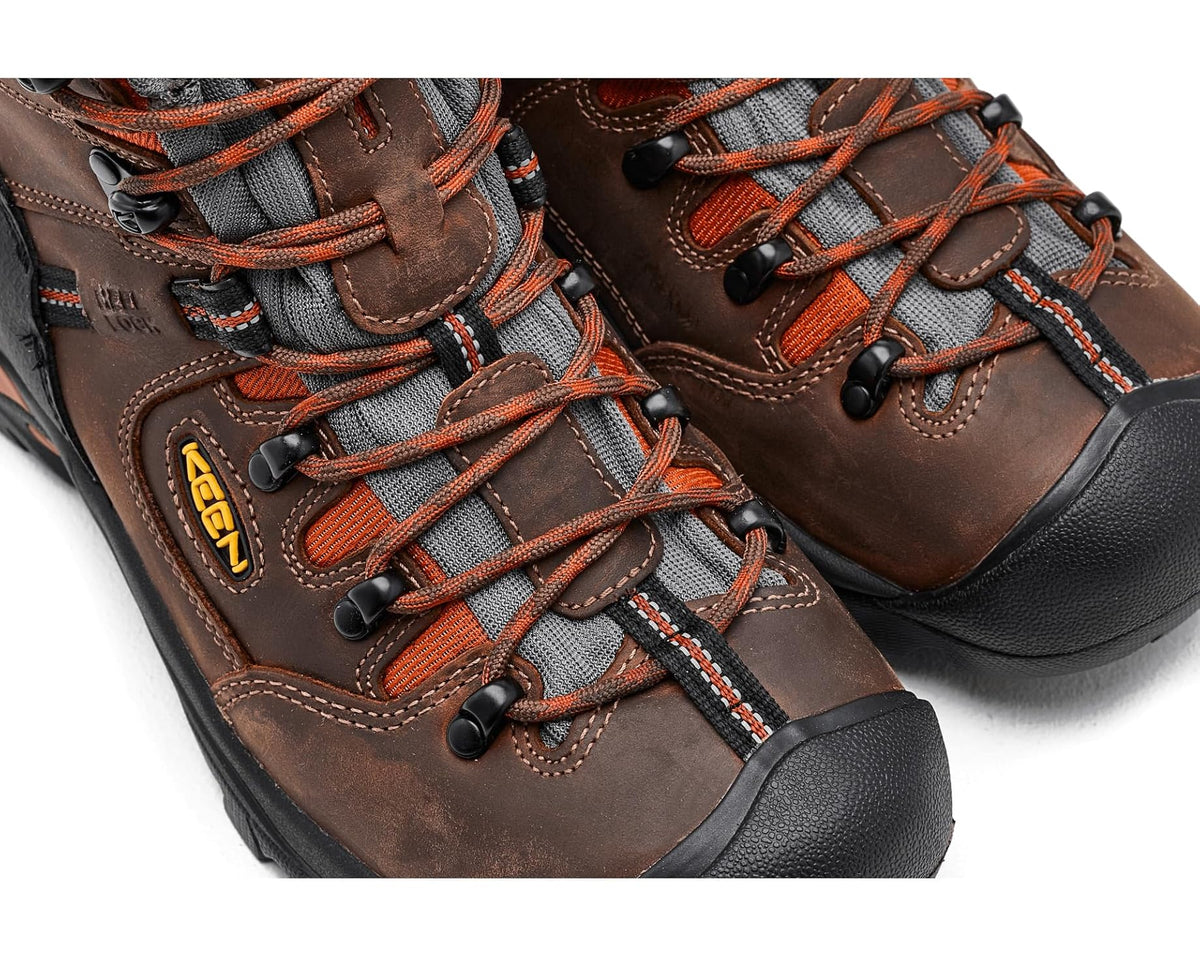 Men's KEEN Utility Pittsburgh Energy 6 Waterproof (Soft Toe) Cascade Brown/Black