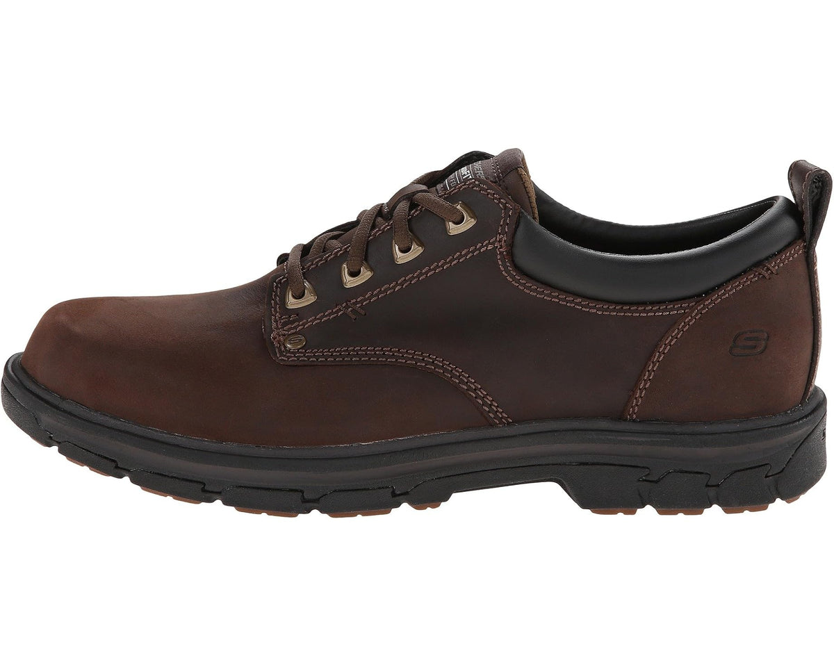 Men's SKECHERS Segment Relaxed Fit Oxford Brown