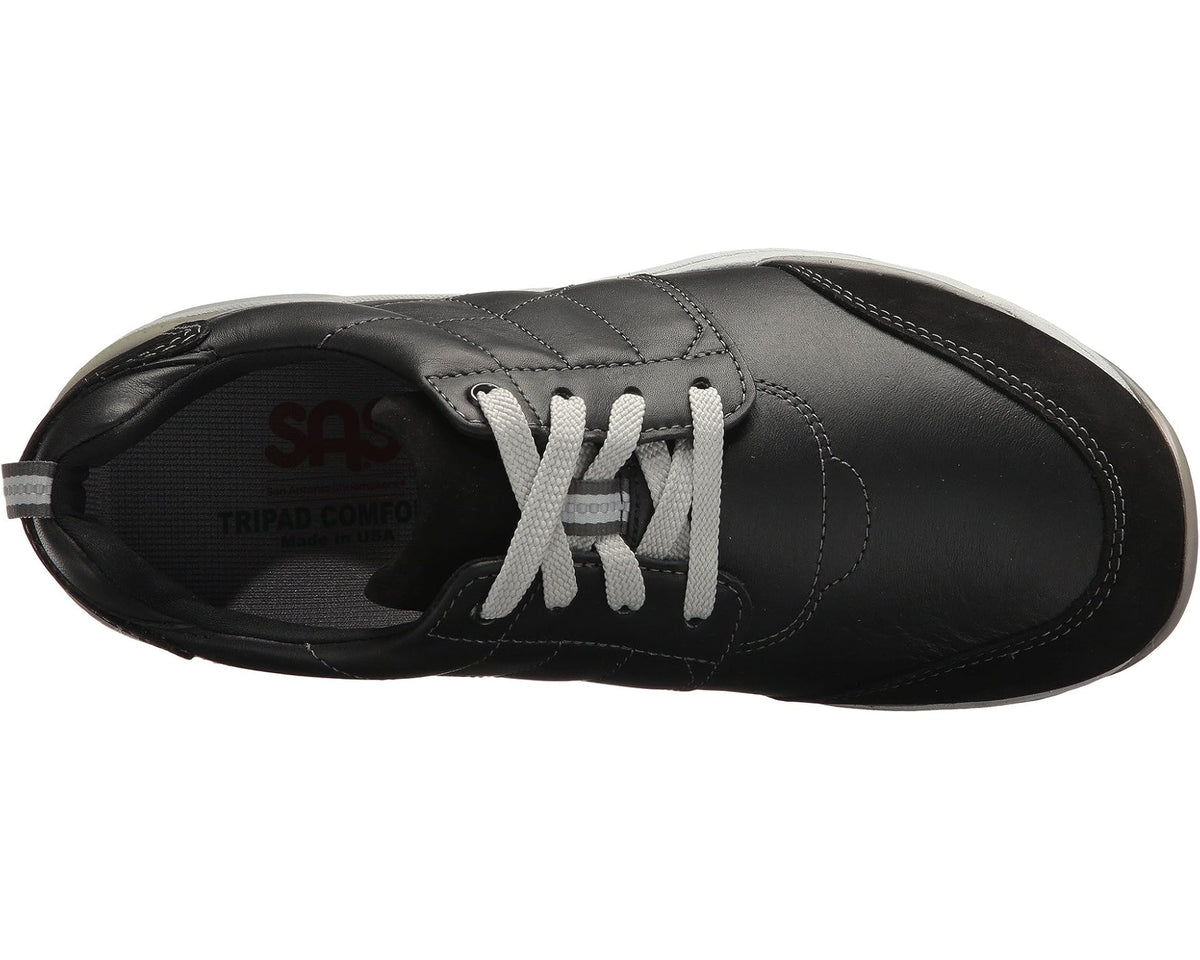 Men's SAS Venture Lace Up Comfort Sneaker Black