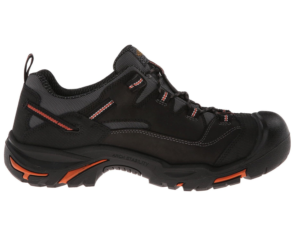 Men's KEEN Utility Braddock Low (Steel Toe) Black/Bossa Nova